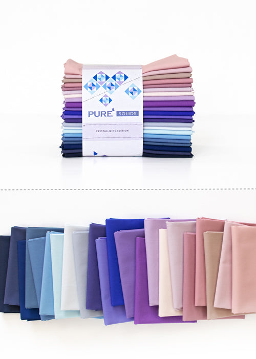 Pure Solids - Crystallizing Edition - 22 piece FQ Bundle