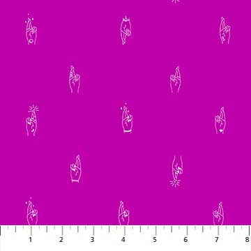 Lucky Charms Basics - Fingers Crossed - Magenta